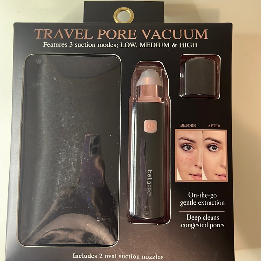 Travel Pore Vacuum for on The Go Gentle Extraction